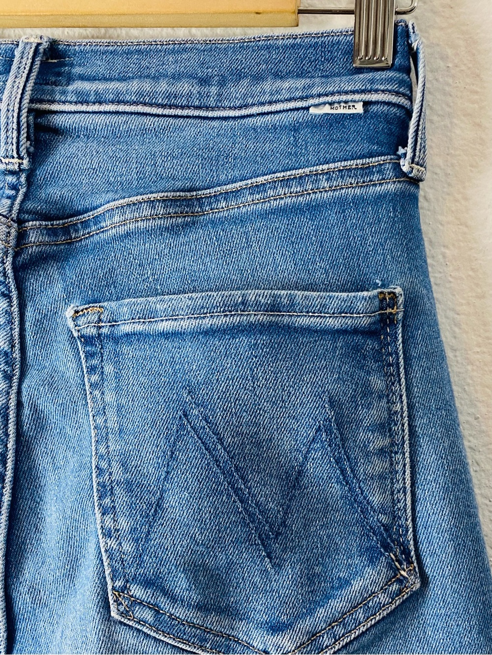 MOTHER  Tomcat Ankle Jeans Straight Leg Size 25 Piece by Piece - Picture 8 of 16